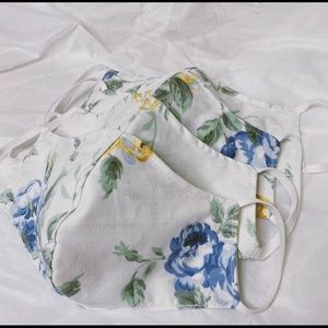 *Floral* HANDMADE Face Mask Double Sided